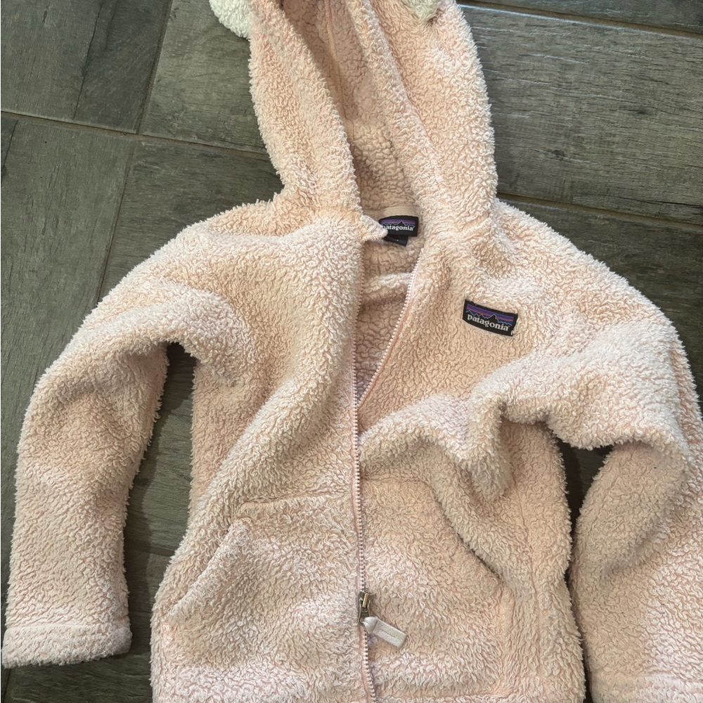 Patagonia Light Pink Fleece Jacket 3T